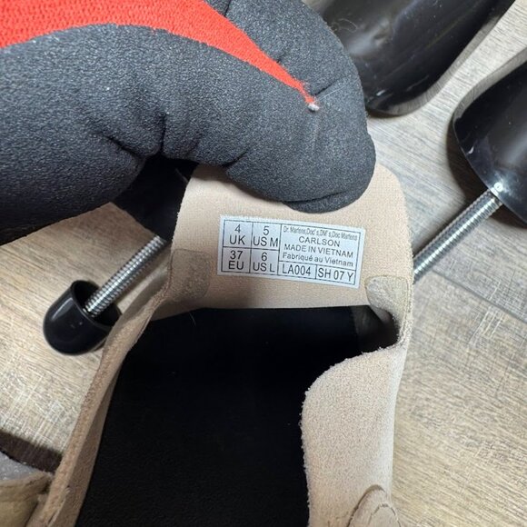 Dr. Martens Carlson Sand Suede Slingback Mules Women's Size 6 - Picture 5 of 7